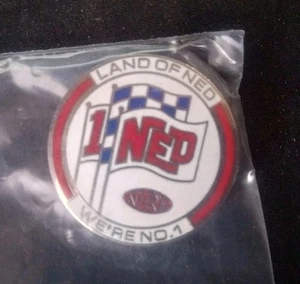 Vintage Division "1" One NED "LAND OF NED" NHRA Hat Pin Lapel DRAG RACING - Picture 1 of 2