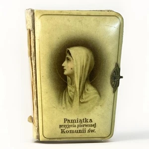 LITTLE KEY OF HEAVEN PRAYER BOOK, CELLULOID, 1927, CATHOLIC Pamiatka - Picture 1 of 9