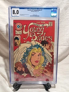 Charlton Comics All New Secrets of Young Brides #1 CGC 8.0 high Grade  - Picture 1 of 8