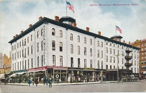 MINNEAPOLIS MN - Hotel Nicollet Postkarte - Bild 1 von 2