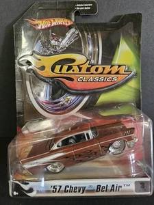 Hot Wheels 2006 Custom Classics Flamed '57 Chevy Bel Air Alley Rats Series 1 - Picture 1 of 6