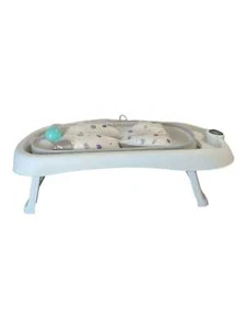 Klappbare Baby-Badewanne mit rutschfestem Badekissen XXL-Badewanne mit Thermomet - Bild 1 von 4