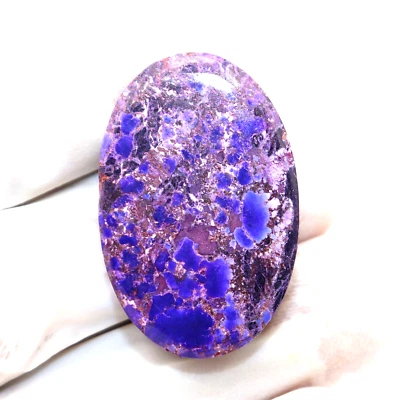 Piedra preciosa suelta corte ovalado púrpura Arizona turquesa natural de 48 quilates con regalo gratis Foto 1 de 4
