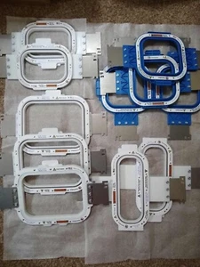 Mighty Hoop Set Of 11 For Ricoma 15 Needle Embroidery Machine TCIMT/SWD/MCC/CHT2 - Picture 1 of 5