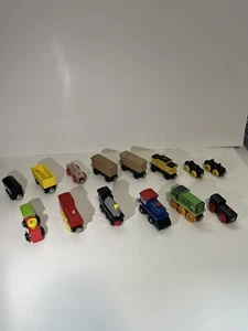 Imaginarium 14 Train Lot Wooden Railway Train Engines & Cars Thomas Brio Maxim - Bild 1 von 9