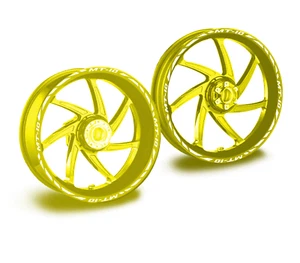 Adesivi cerchi moto yamaha mt10 mt-10 bianco 17 pollici - Picture 1 of 1