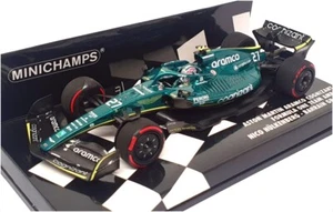 Minichamps 1/43 Scale 417 220127 - F1 Aston Martin AMR21 Bahrain 2022 Hulkenberg - Picture 1 of 5