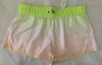 Lou and Grey Womens Peach Green Drawstring Waist Polyester Shorts Sz M - Image 1 of 4
