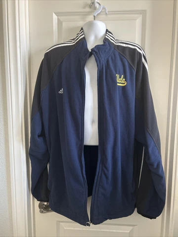 Adidas UCLA Bruins 25 Full Zip Fleece Jacket NCAA College Blue Size 3XL Cover