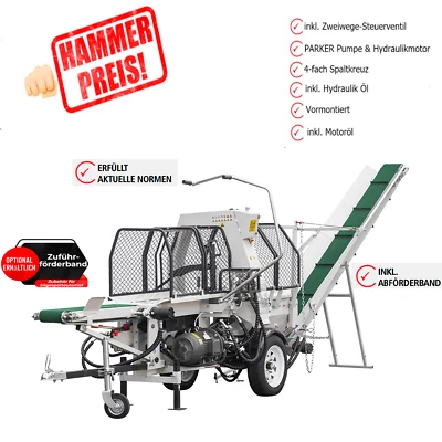 Lumag Elektro Sägespaltautomat SSA500E Elektro Holzspalter 🔥 - Bild 1 von 4