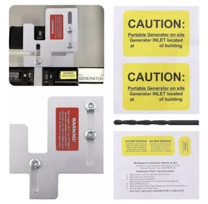 Generator Interlock Kit Compatible with Eaton Cutler Hammer BR SERIES 150 and 20 - Picture 1 of 5