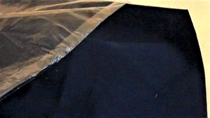 18" x 18" NAVY Flat Weave Pillow Cover NEW in Package Lap Over Closure Only One - Picture 1 of 5