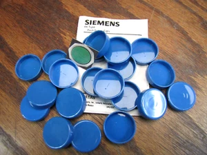 Siemens Blue oil tight flush Push Button Caps qty (20) 52RA1A5 - Picture 1 of 4