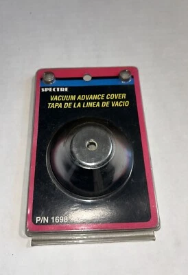Spectre 1698 Chrome Distributor Vacuum Advance Cover - Universal - Image 1 of 2
