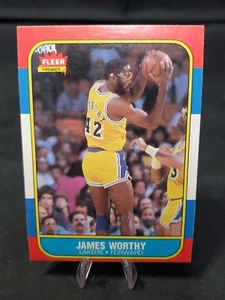 1986-87 Fleer - #131 James Worthy P350 - Picture 1 of 6