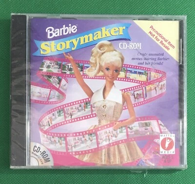  Barbie Storymaker CD-ROM 1999 Mattel New/Sealed - Image 1 of 2