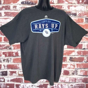 Tampa Bay Rays Majestic Men's Tee Size 2XL - Picture 1 of 1