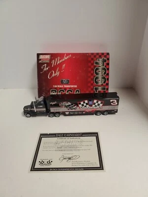 1994 Action 1/64th #3 Dale Earnhardt Sr Goodwrench DEI Busch Transporter Hauler - Image 1 of 4