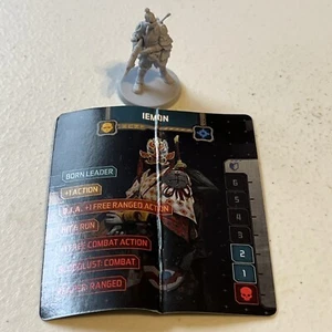 Zombicide: Invader Kabuki Gang Survivor IEMON Miniature Figure & DAMAGED Card - Picture 1 of 6