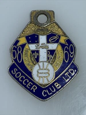1968 - 1969 Bankstown District Soccer Club members badge #470 - image 1 of 2