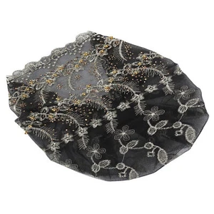 Elegant Embroidered Turban Head Wraps For Daily Wear - Picture 1 of 23