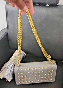 NEU Damen Umhängetasche Schultertasche Handtasche mit Kette Trend Mode Damentasche - Bild 1 von 6