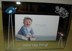 SWING DESIGN NEXT BIG THING! NEW BABY FRAME FITS 4X6 PHOTO NIB - Picture 1 of 4