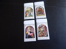 ST.LUCIA 1982 SG 629-632 CHRISTMAS MNH