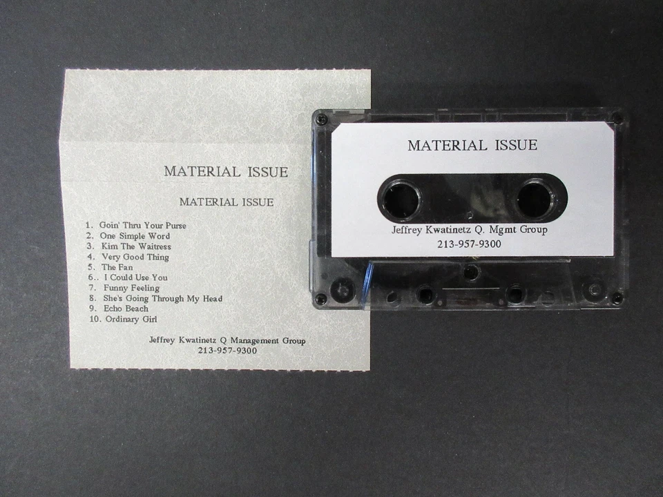 MATERIAL ISSUE (Freak City Soundtrack) 1994 US Promo Only CASSETTE Power Pop - Image 1 of 1