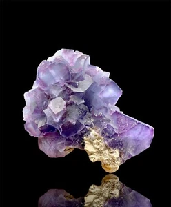 Alieneye bicolor fluorite Cubic With natural Modified Etched Edges - Picture 1 of 5