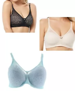 Breezies BH ohne Bügel mit Spitzen-Overlay-Kontur - Bild 1 von 6