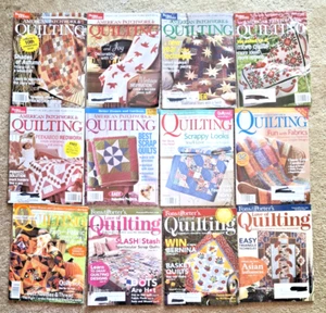 Lot of 12 American Patchwork & Quilting & Love of Quilting Magazines 2003-2009 - Picture 1 of 5