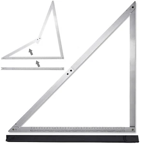 Combination Square for Carpenter Tools 48 Inch Folding Aluminum - Picture 1 of 7