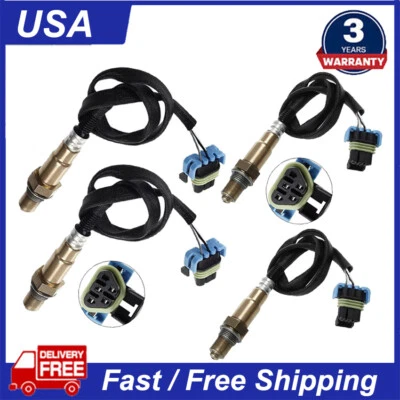 4PCS Oxygen Sensor Up+Down For 2009 -2011 GMC Acadia Chevrolet Traverse 3.6L V6 - Imagem 1 de 4