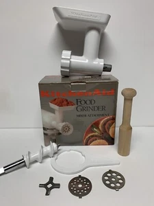 KITCHENAID Food Grinder Stand Mixer Attachment - Model FFA COMPLETE, (pre-owned) - Picture 1 of 4