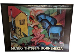 Franz Marc El Sueno Druck Der Traum 1992 Im Rahmen Museo Thyssen-Bornemisza - Bild 1 von 4