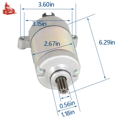 Motor De Arranque Para Yamaha Grizzly 550 700 YFM550 YFM700 Kodiak 700 Foto 1 de 4