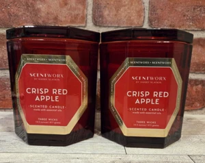 Scentworx CRISP ROTER APFEL 3 Docht 14,5oz Kerze x2 - Bild 1 von 3