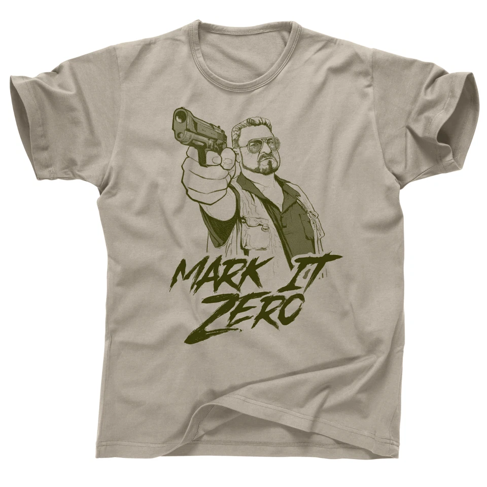 Camiseta Walter Sobchak The Big Lebowski Mark It Zero Over The Line Bowling Balls Foto 1 de 4