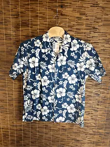 Camisa azul y blanca hawaiana Aloha Republic extra grande (XL) - Imagen 1 de 4
