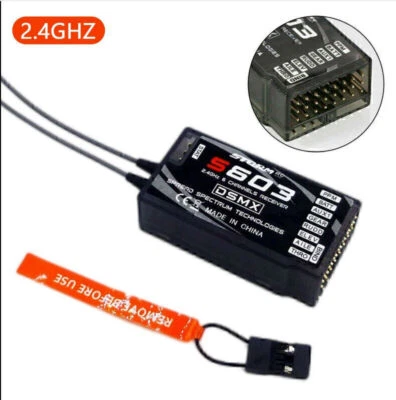 2.4GHz Empfänger DSMX 6-Kanal-Empfänger RX Support für Spektrum S603 Sender DHL - Bild 1 von 4