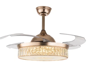 Adjustable Ceiling Fan Light With Remote Control Ceiling Fan Lamp For Bedroom - Picture 1 of 2