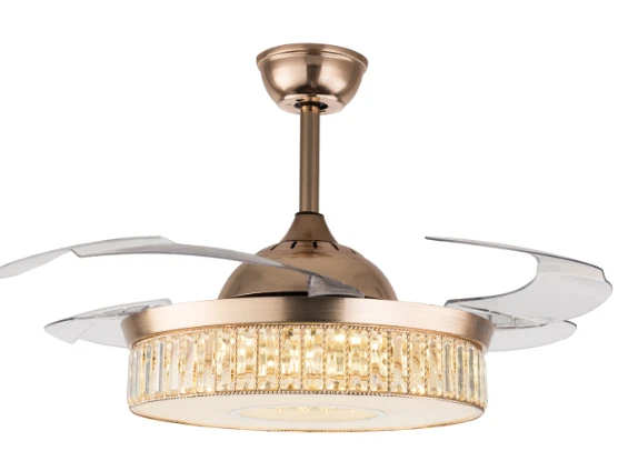 Adjustable Ceiling Fan Light With Remote Control Ceiling Fan Lamp For Bedroom! - Image 1 of 2