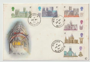 28/5/1969 UK GB FDC - British Cathedrals - Medieval Building Interior - Kineton - Picture 1 of 2