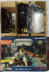 Solo Ritiro OLYMPUS Occhiali 3D Eye Trek MultiMedia Glasses FMD 200 PS ANNO 2000 - Foto 1 di 1