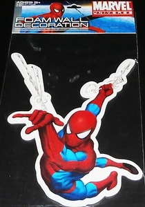 Marvel Universe Spiderman  Foam Wall Decoration  Spiderman Swinging on Web - Picture 1 of 1