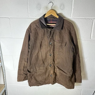 Vintage Marlboro Classics Jacket Mens Large Brown Wool Lined Barn Hunt Railroad - Image 1 of 4