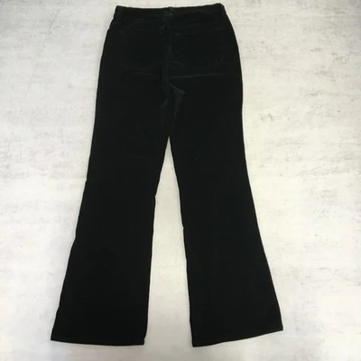 Calça NYDJ Feminina 28x29 Veludo Preto Bootcut Cintura Alta W28 L29   - Imagem 1 de 4