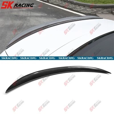 Подходит для BMW M2 F87 2016-2021 годов выпуска комплекты задних спойлеров крыльев из настоящего углеродного волокна - Изображение 1 из 4