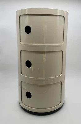 Kartell Componibili Container, 3 Fächer (Designklassiker Anna Castelli Ferrieri) - Bild 1 von 4